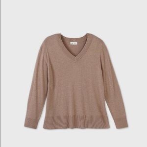 Ava & Viv Light Brown Sweater